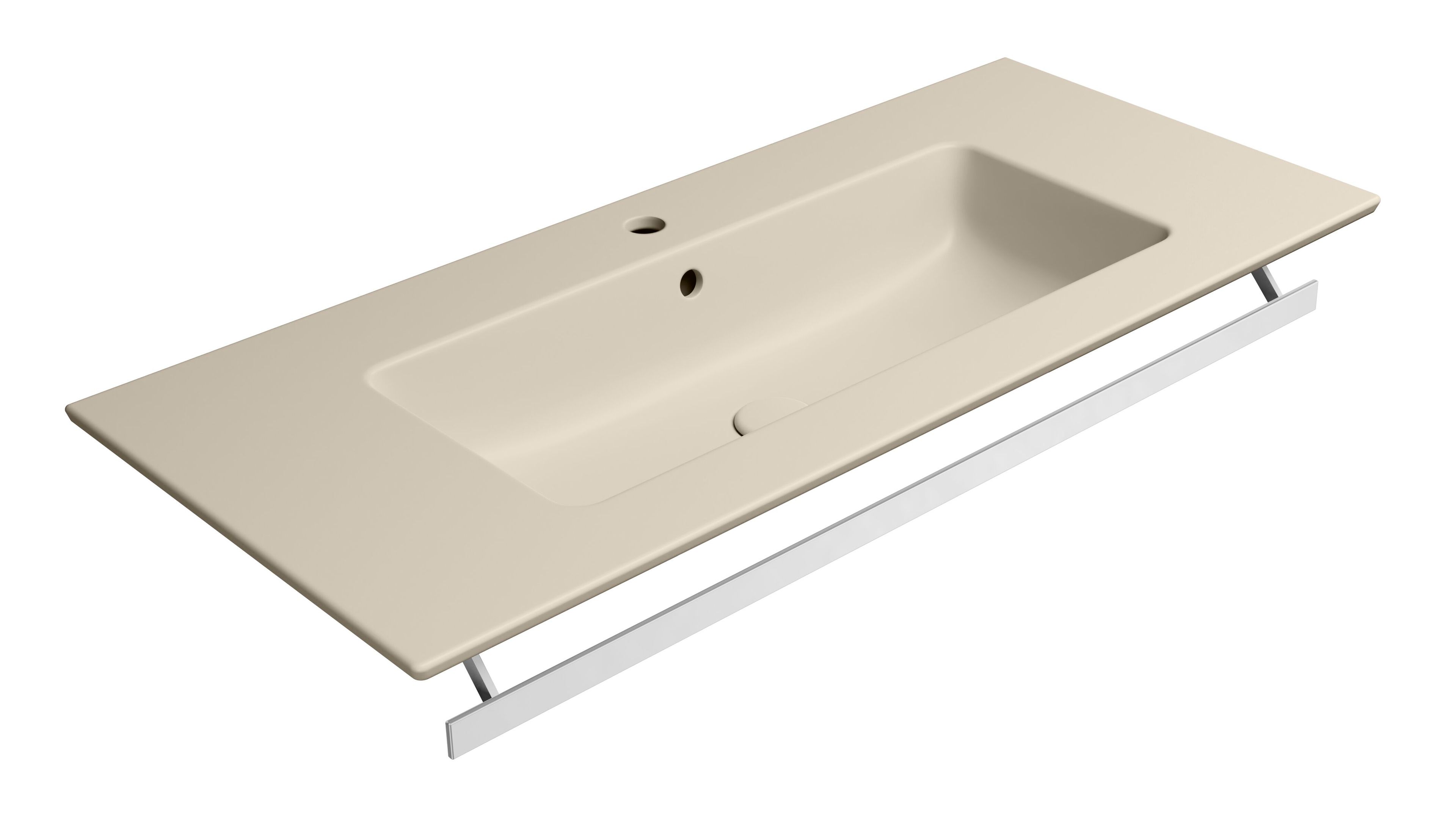 Прямоугольная раковина с держателем для полотенец GSI ceramica чистый ARCH-00079337 - Вид №9