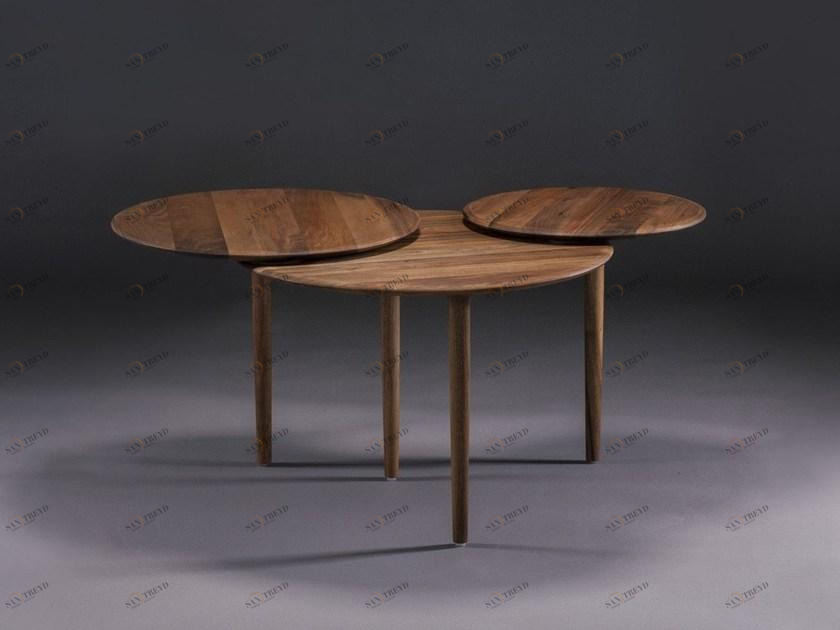 Artisan Журнальный столик из массива дерева  Cttrxxyy 