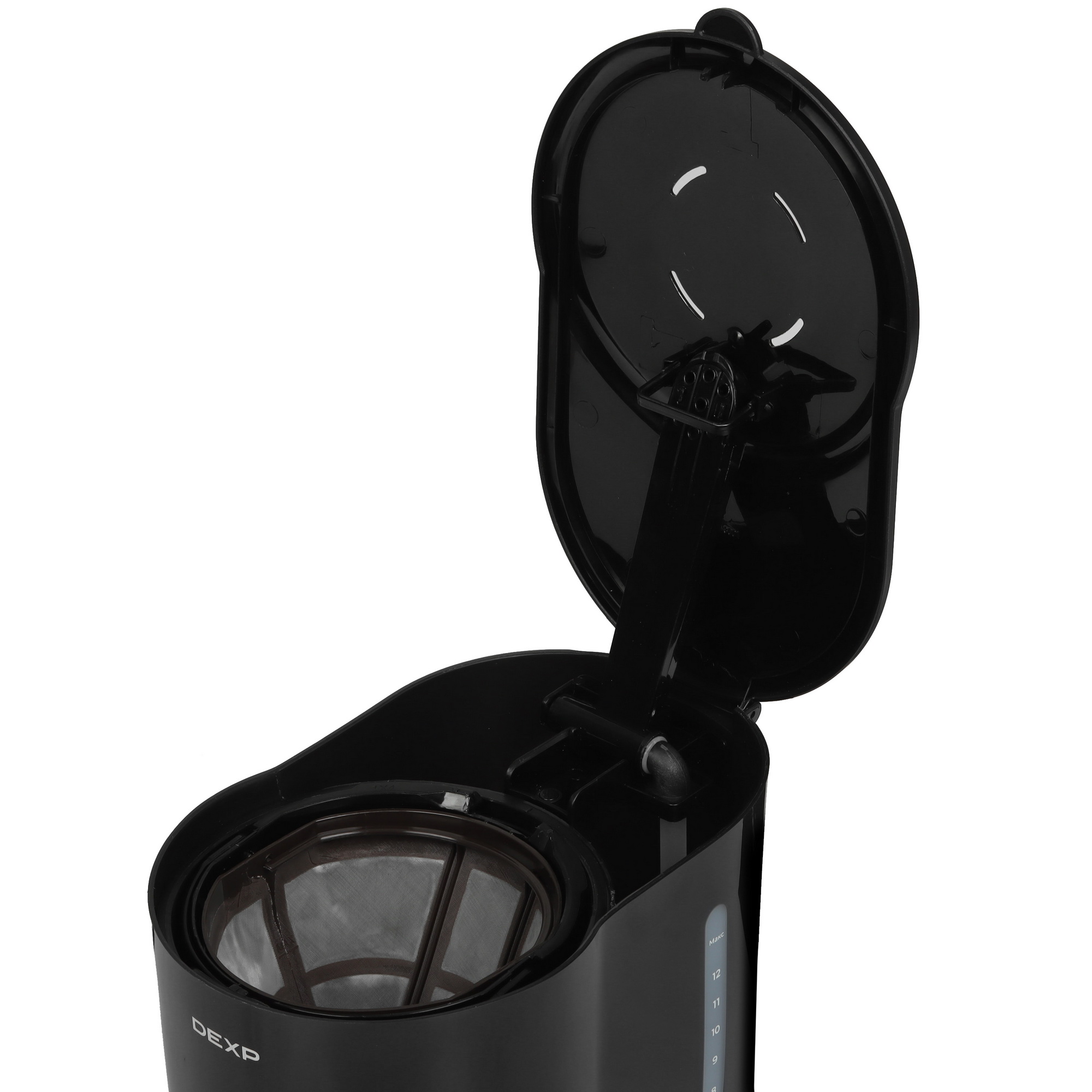 9099322 Кофеварка капельная DEXP DCM-1080 S черный STDN-0100326 - Вид №4