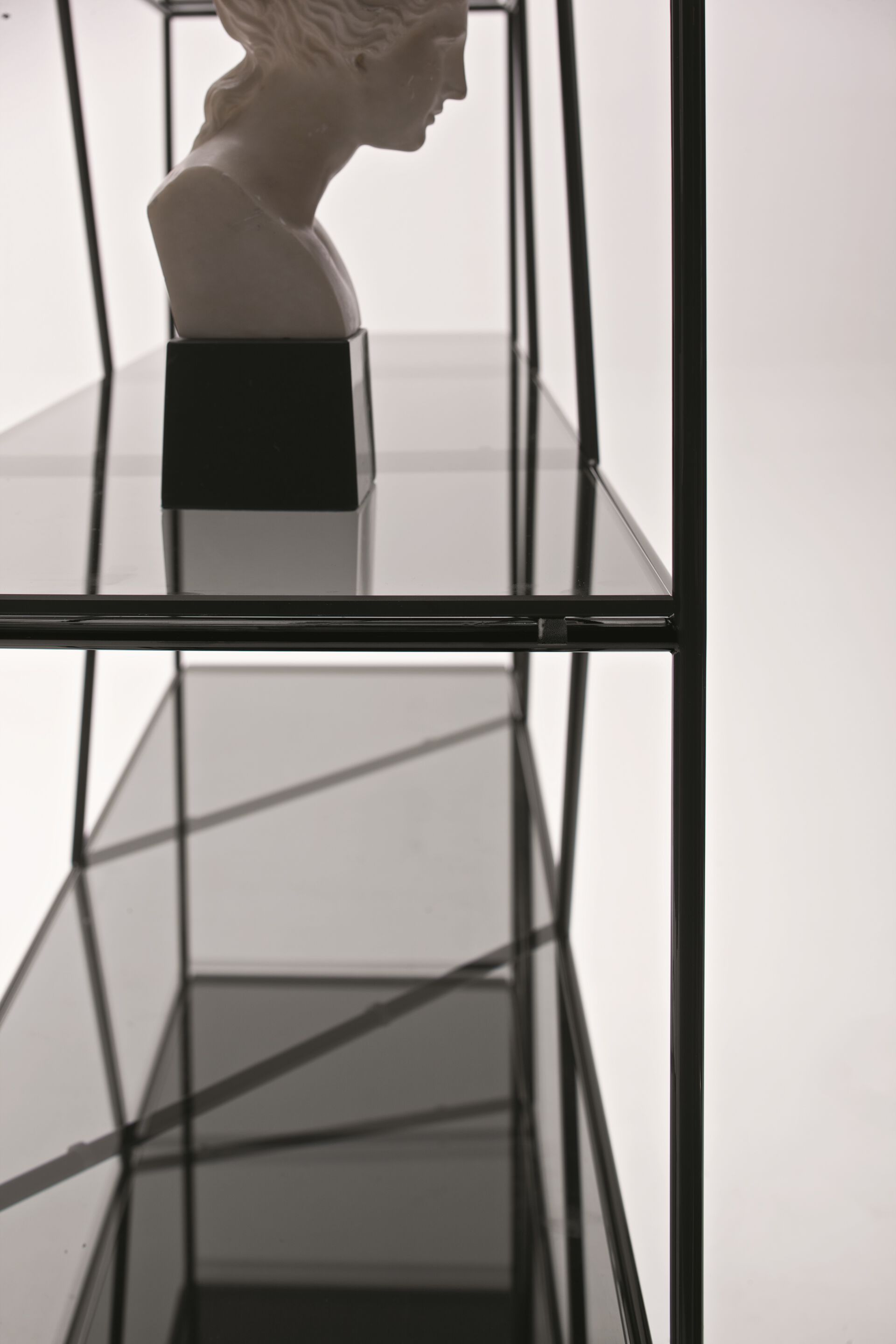 Книжный шкаф из нержавеющей стали Bontempi Casa LEXINGTON ARCH-00085982 - Вид №6