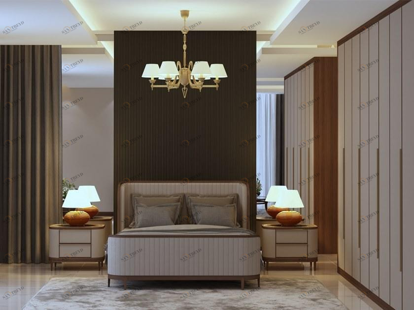 Mobi Спальня из дерева и кожи Manhattan sun-id-1453953