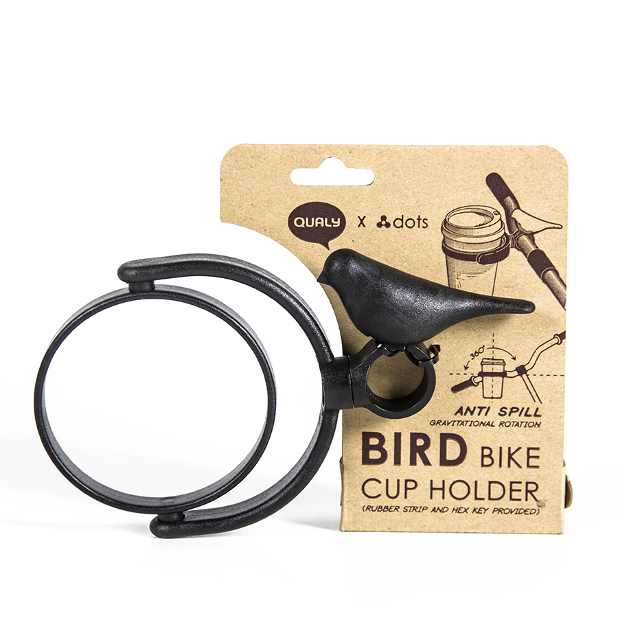 Держатель для стаканов bird, черный QUALY ДИЗАЙНЕРСКИЕ 300568 Черный  - Вид №7