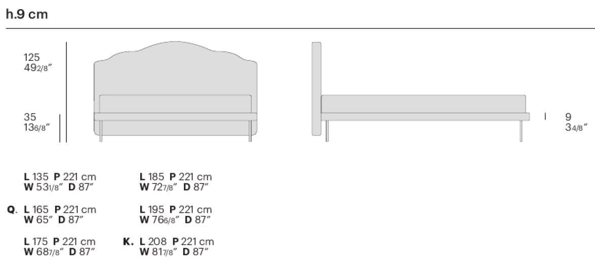 Двуспальная кровать Bolzan Dafne ARCH-00130315 - Вид №15