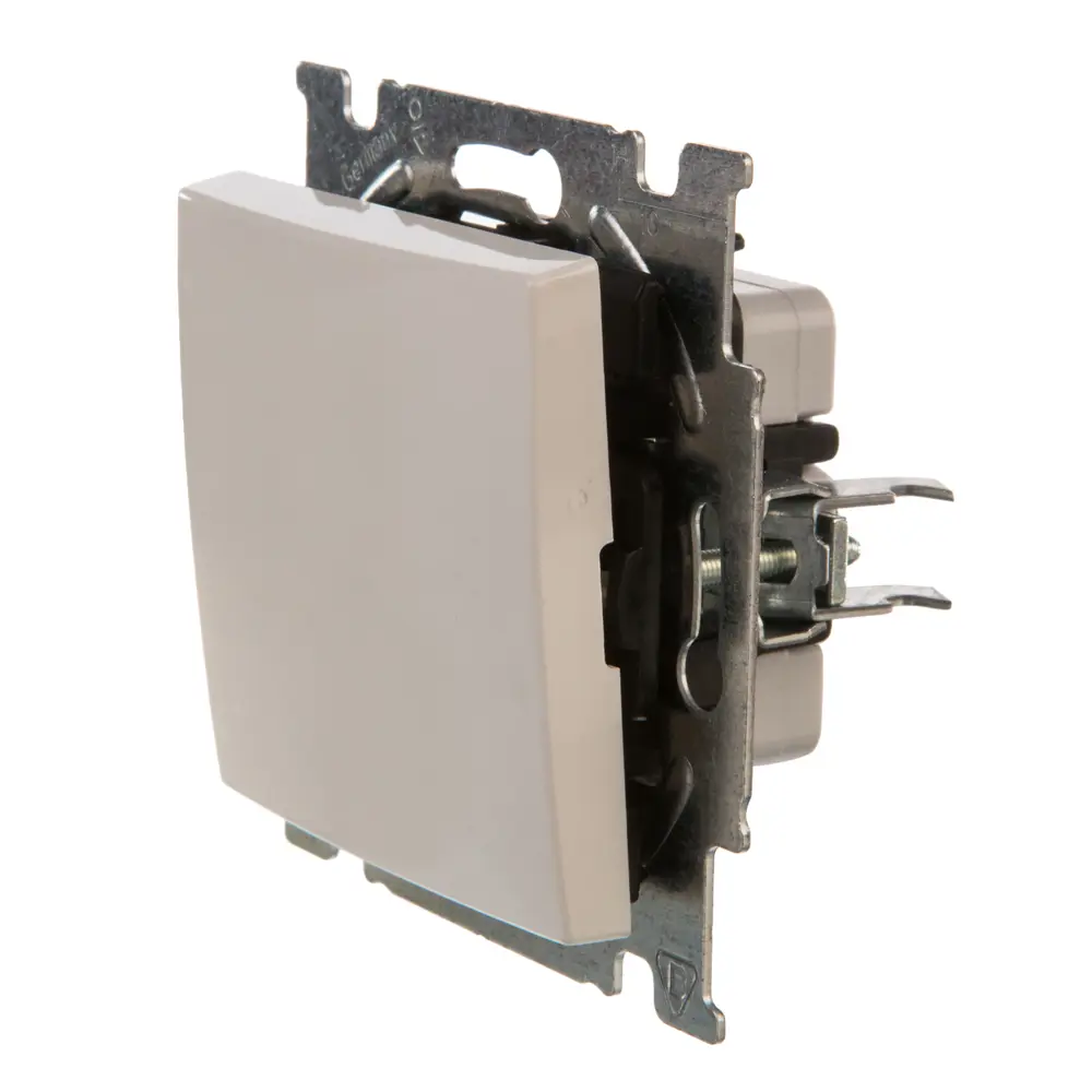 Выключатель проходной встраиваемый ABB Basic 55 1 клавиша, цвет белый 13606853 STLM-2139840 Basic55 - Вид №2