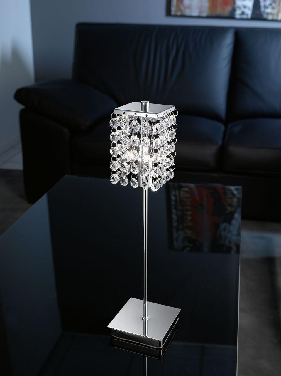 Настольная лампа дизайнерская Cant 85333 EGLO ИНТЕРЬЕРНЫЕ 080023 Прозрачный;серебро  - Вид №2