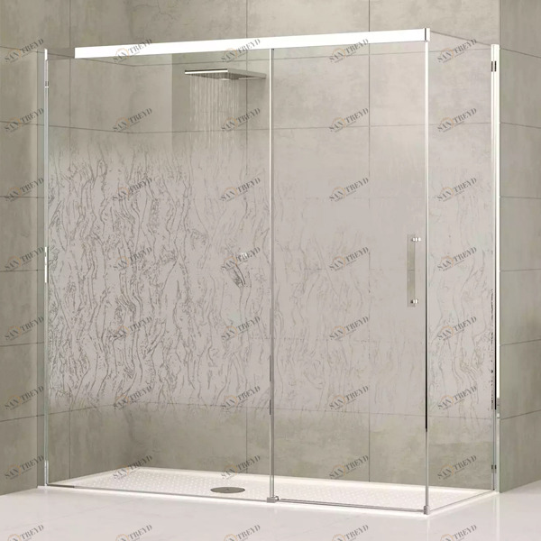 Душевой уголок 140x90 ROSE ROSSE PH+F Novellini ROSE ROSSE с принтом Rose 2 ROSEPH13757KROSEFH8857K