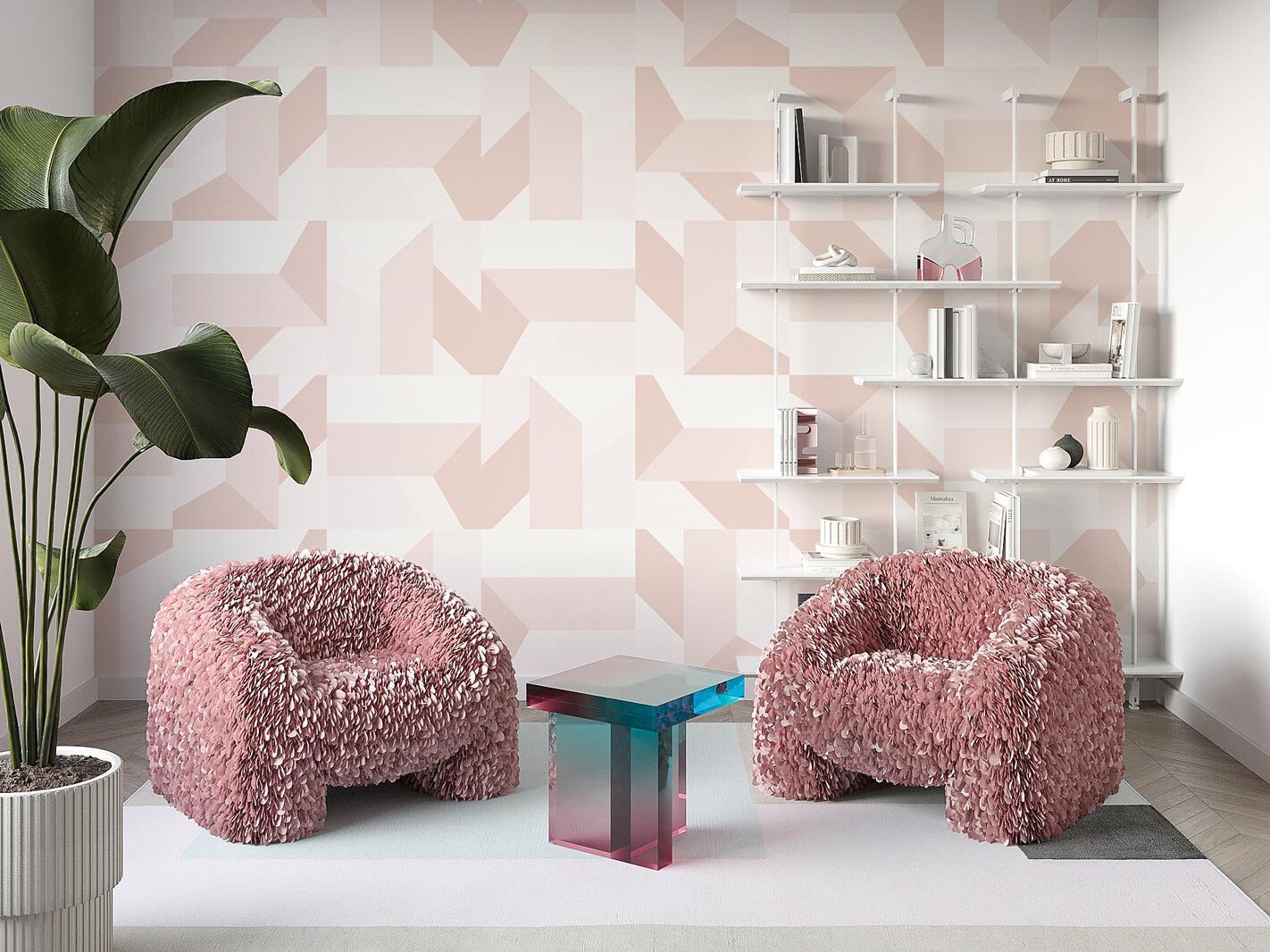 Геометрические обои для детей Rimura 2025 ARCH-00051291