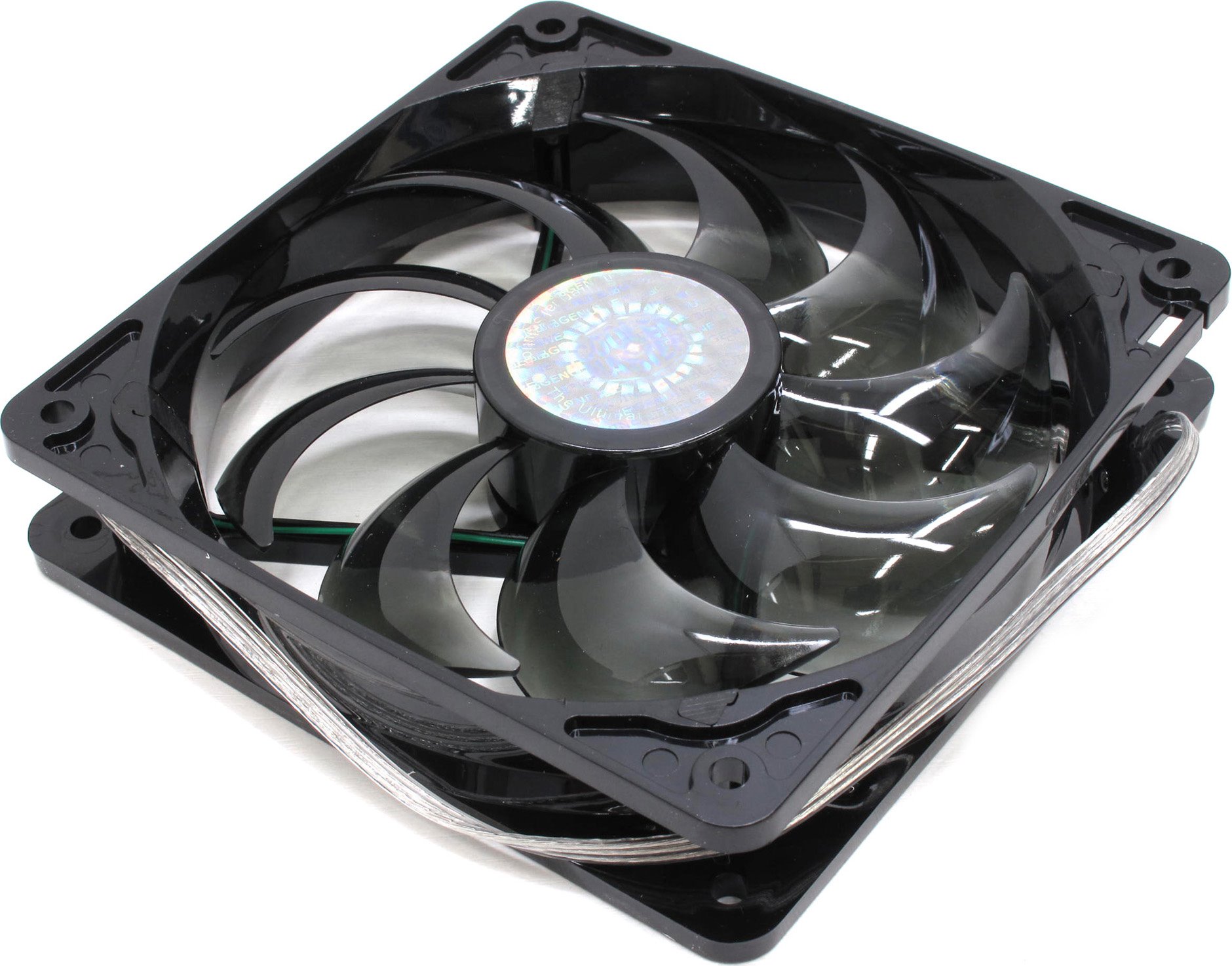R4-L2R-20AG-R2 case cooler sickleflow 120 green (120x120x25, 2000 об/мин, 19dba, 3pin, 40pcs/box) Cooler Master Santreyd  - Вид №1