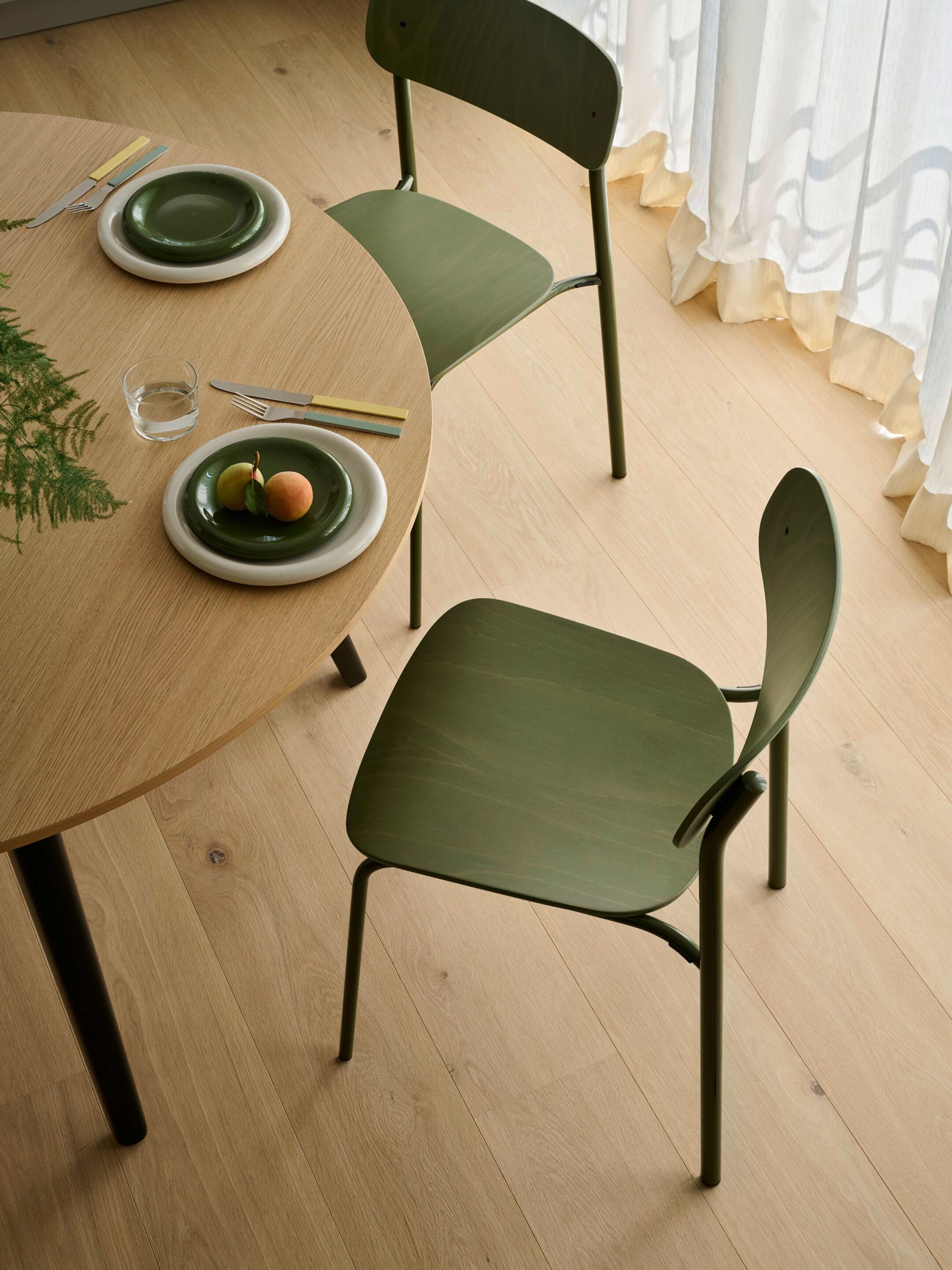 Штабелируемый стул из стали и дерева с открытой спинкой THONET S 243 ARCH-00060338 - Вид №7