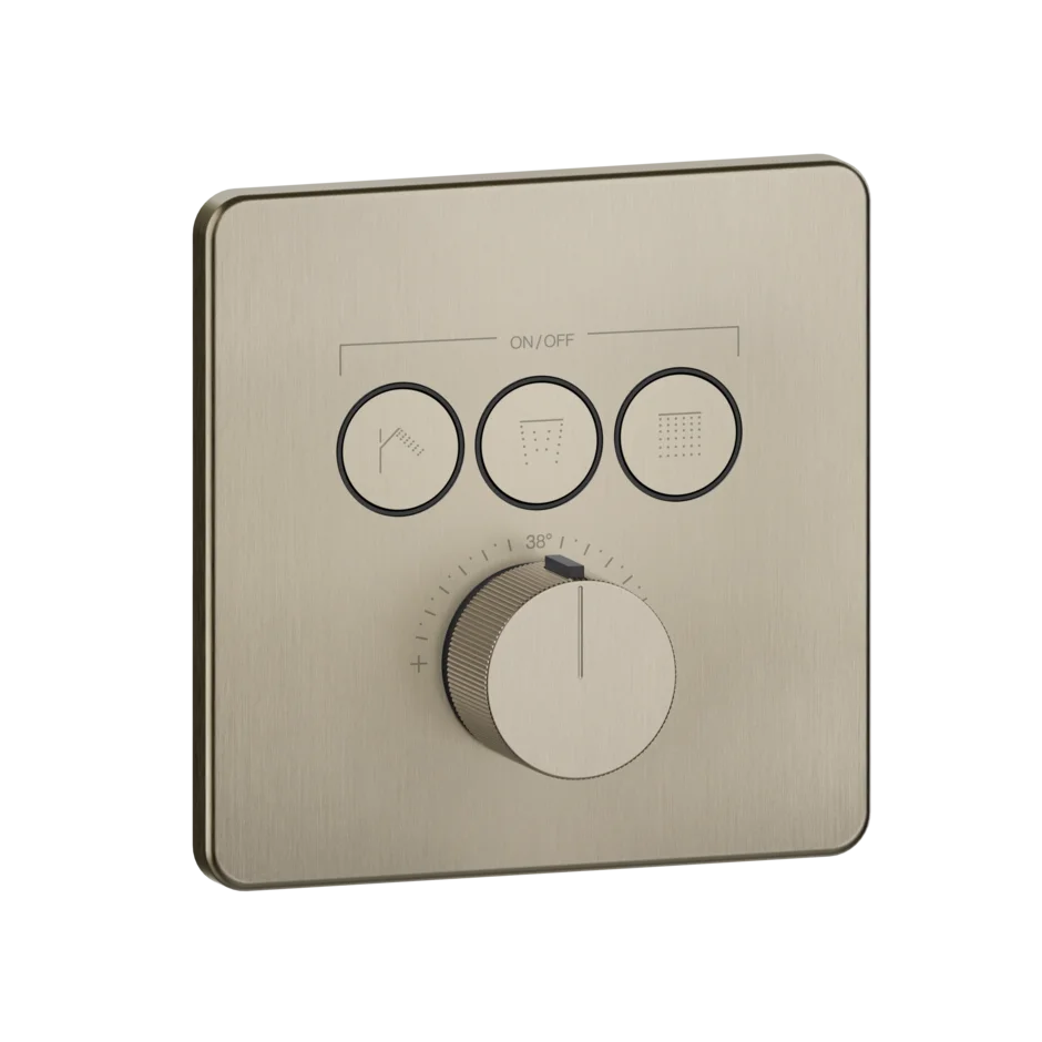 Смеситель для душа 38719 149 Gessi Hi-fi МАТОВЫЙ НИКЕЛЬ FINOX 38719149