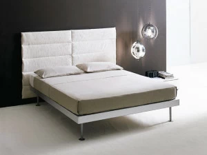 EmmeBi Двуспальная кровать из ткани с мягким изголовьем