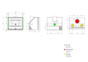 Вставка для дровяного камина