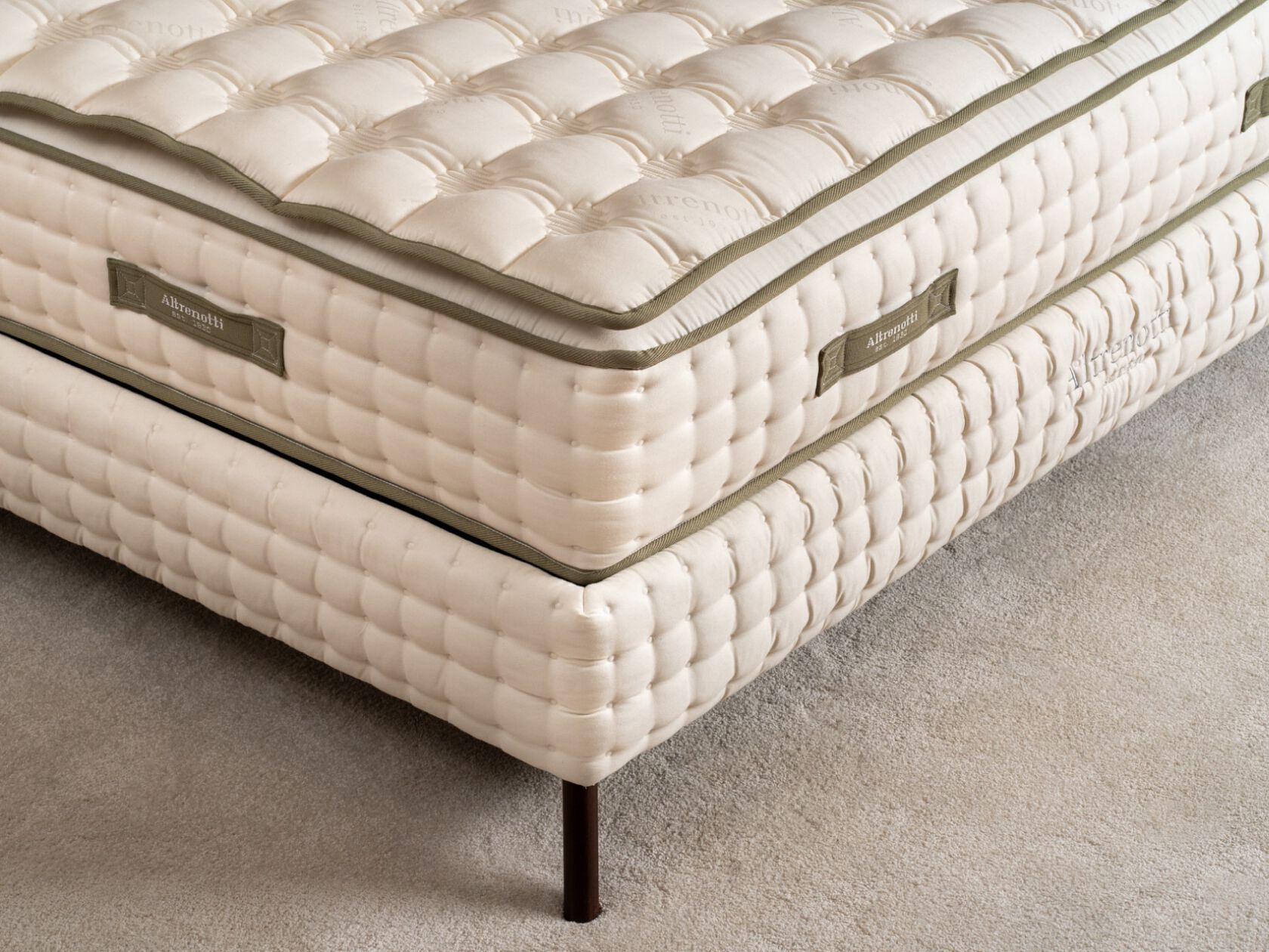 Дышащий карманный пружинный матрас Altrenotti Bi-Natural ARCH-00047078 - Вид №2