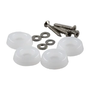 Накладка на мебельные ножки KONSENSA 25 мм круглые шерсть цвет прозрачный 4 шт.