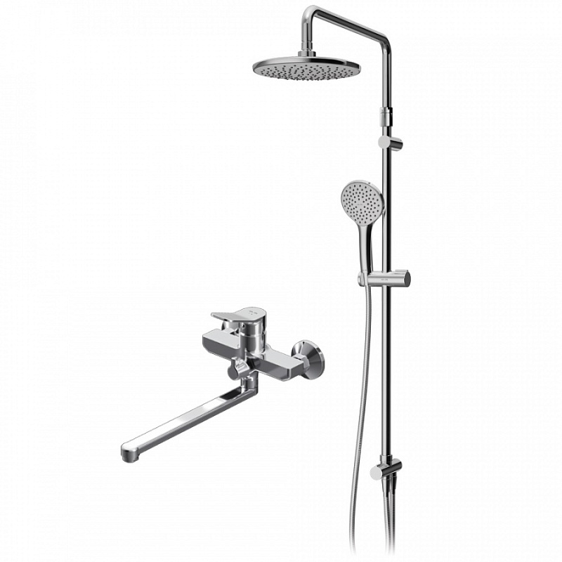 F40885A94 Набор : душевая система смеситель для ванны/душа излив 300 мм хром шт. AM.PM X-Joy 