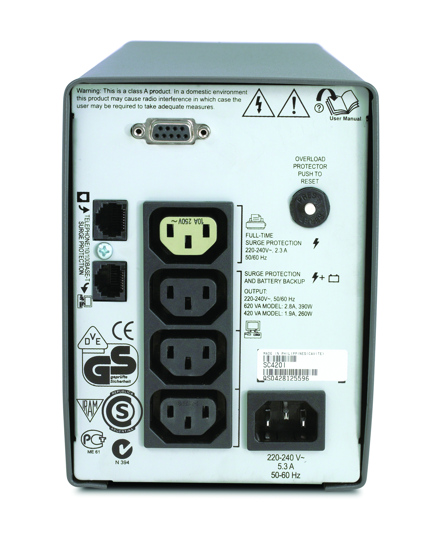 SC420I smart-ups 420va 230v APC Santreyd  - Вид №1