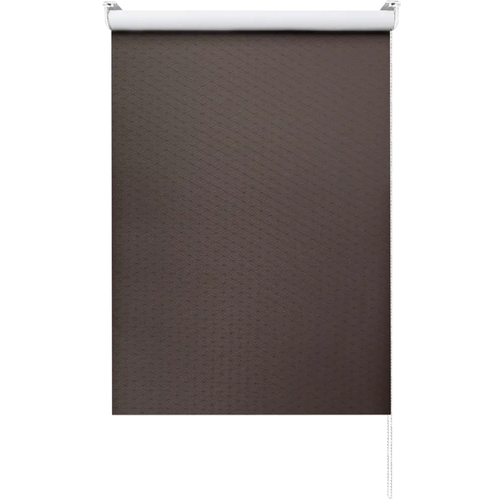 Штора рулонная блэкаут Ромб 70x160 см коричневая ЭСКАР STLM-2122810