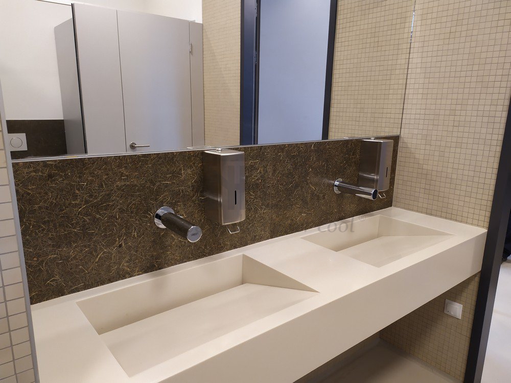 03431 Автоматический настенный хромированный смеситель для подачи 1 воды, 6 В SANELA  - Вид №3