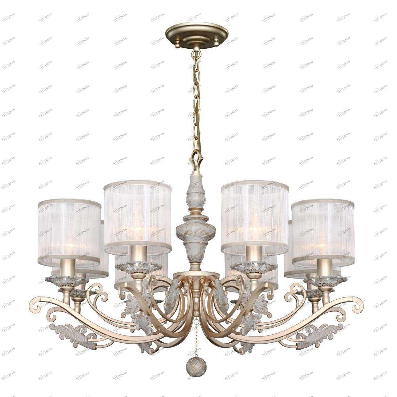 Подвесная люстра Favourite Seraphima 2307-8P FAVOURITE ДИЗАЙНЕРСКИЕ, SERAPHIMA 220433 Белый 