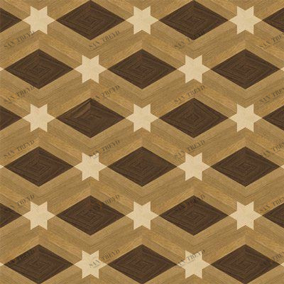 Художественный паркет Da Vinci Щитовой 26-070 Дуб (Гладкая) 500х500 мм 26010070