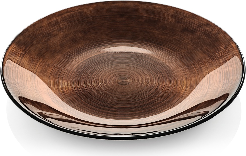 10612357 IVV Блюдо для центра стола IVV "Бомбей" 53см (табачное) Стекло 