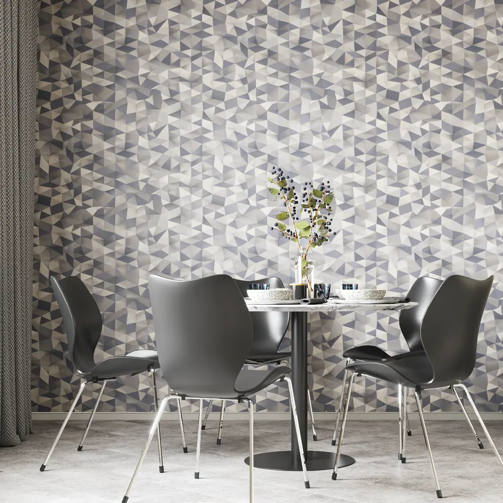 Обои флизелиновые Palitra Home Illusion серые 1.06 м HC71757-42 82917398 STLM-2183110 - Вид №2