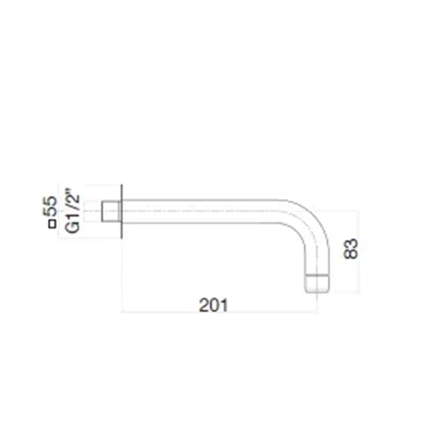 SE0371740 Излив , белый Webert Sax Evolution  - Вид №1