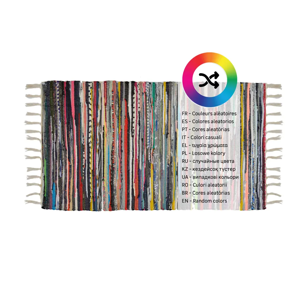 Коврик декоративный хлопок Inspire Neis 40x70 см цвет мультиколор 82481274 STLM-2086308  - Вид №3