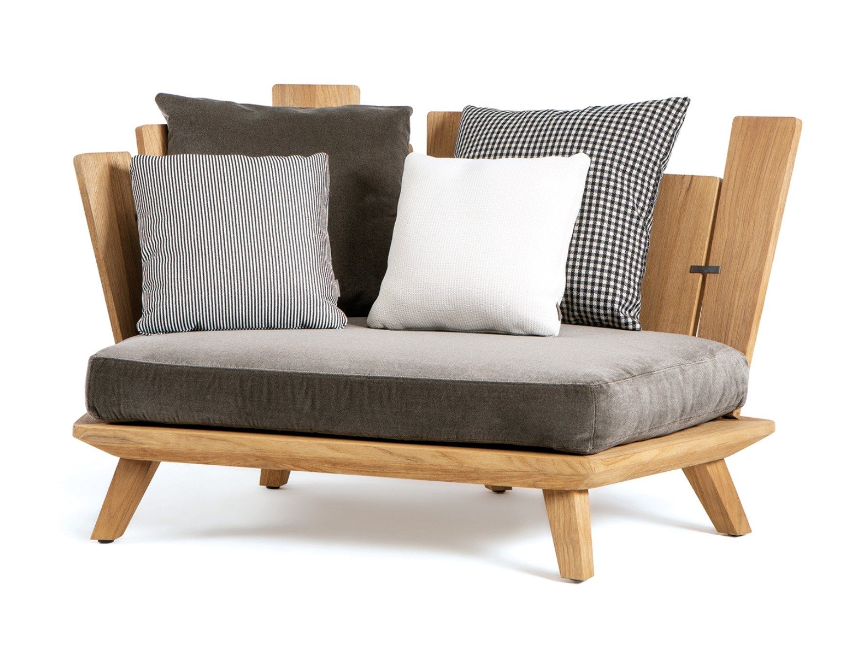 Садовое кресло из тикового дерева Ethimo Rafael ARCH-00099488 - Вид №14