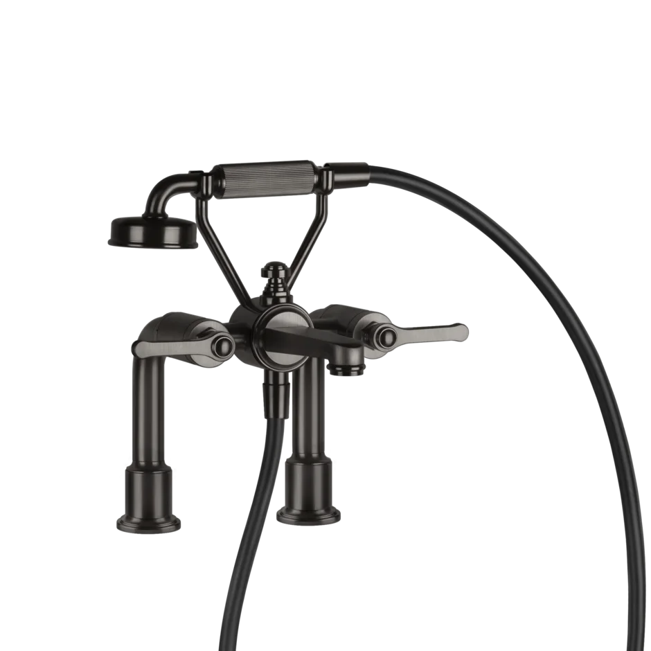 Смеситель для ванны 65115 707 Gessi Venti20 ЧЕРНЫЙ МЕТАЛЛ BR. PVD 65115707