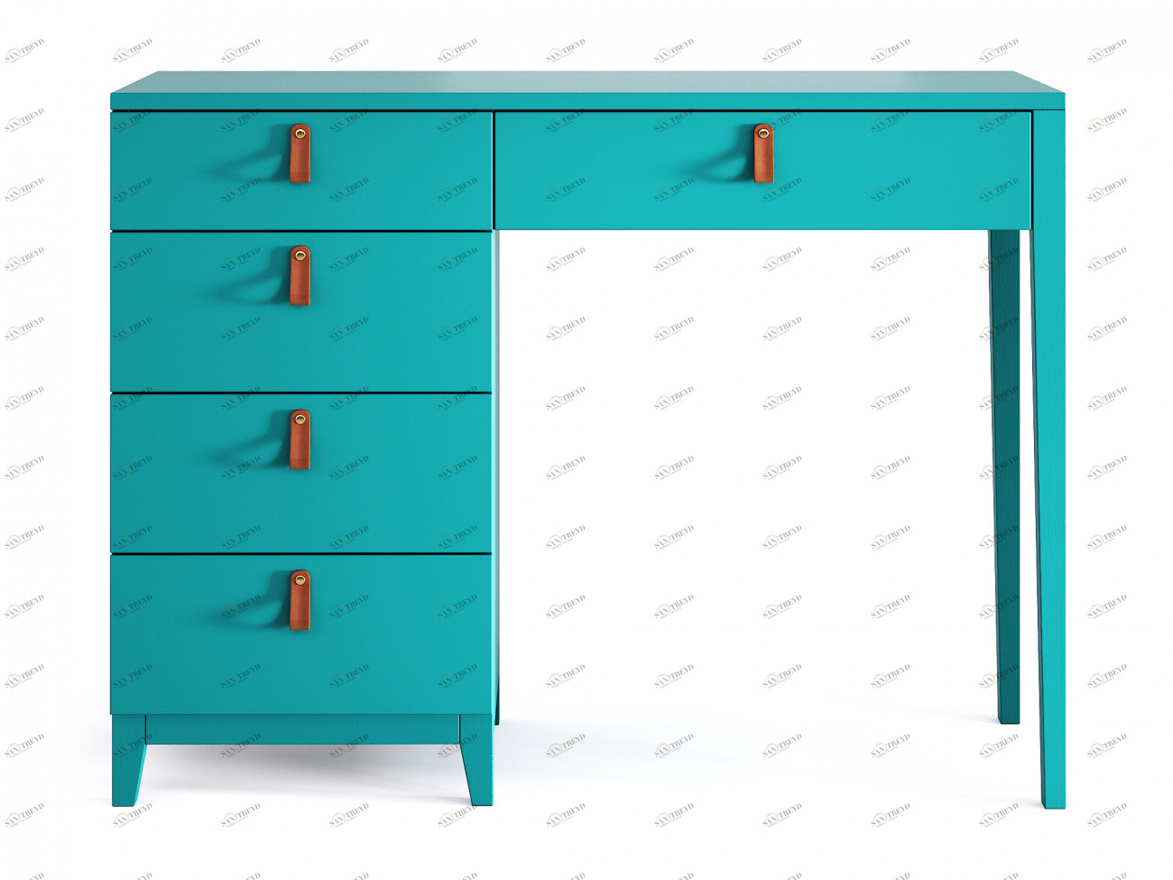 Туалетный столик с ящиками бирюзовый Jagger THE IDEA  210478 Голубой 