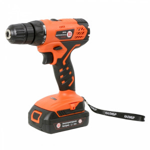 43801 Калибр Аккумуляторная дрель (Li-Ion) ДА-18/2+