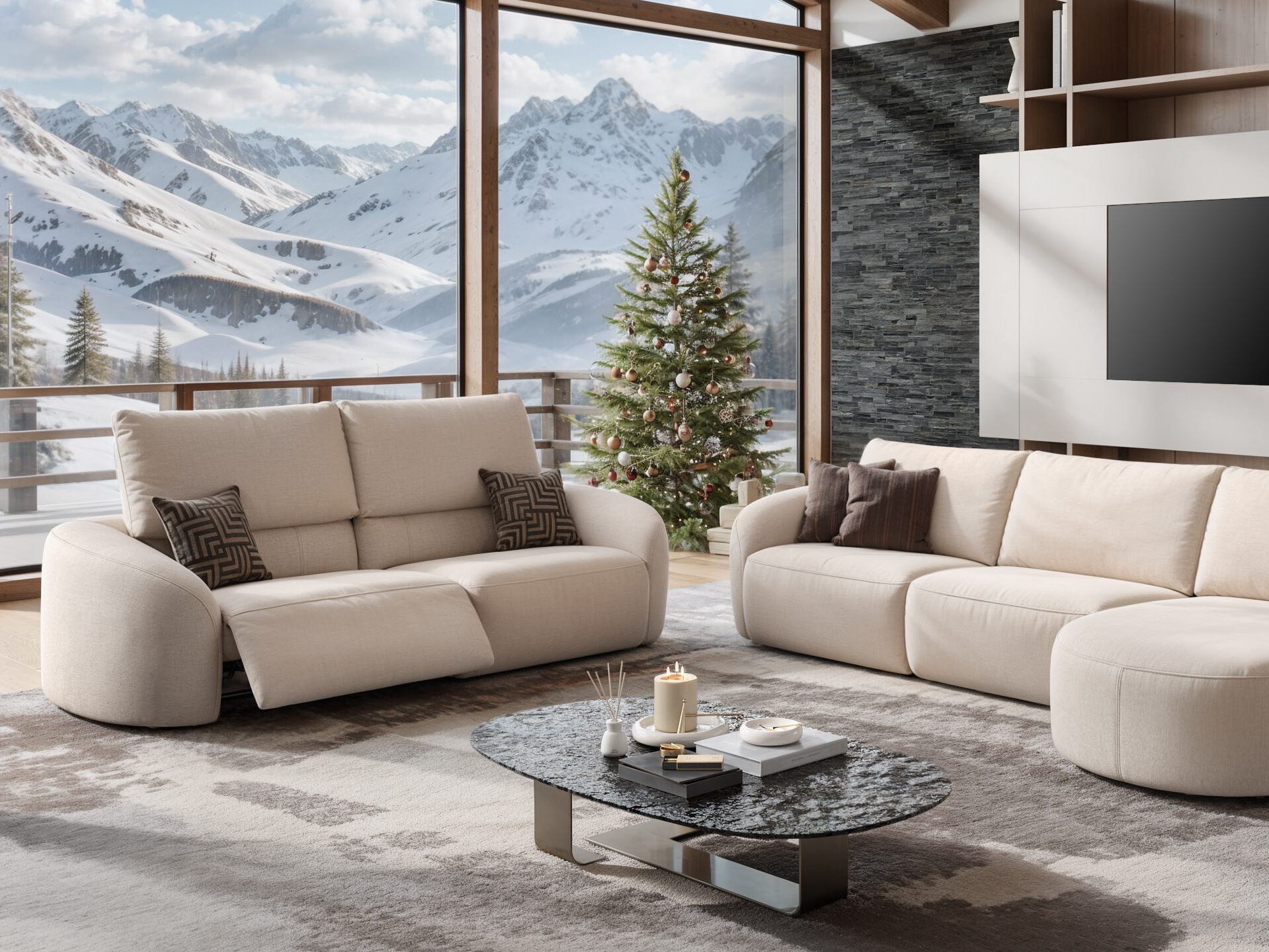 3-местный тканевый диван Sofanella Санкт-Мориц ARCH-00153098 - Вид №7