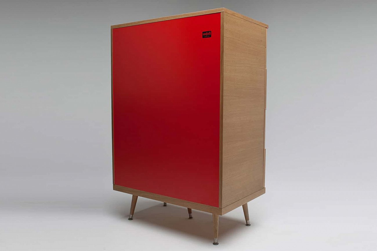 Комод с ножками и 6 ящиками дуб Big Woo WOODI  00-3965939 Бежевый;дуб сонома  - Вид №8