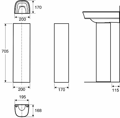 5106001001 Стоячий столб IDO Glow  - Вид №1