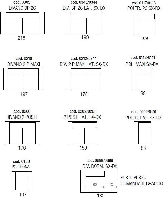 Egoitaliano Модульный диван с откидной спинкой из ткани sun-id-1492338 - Вид №2