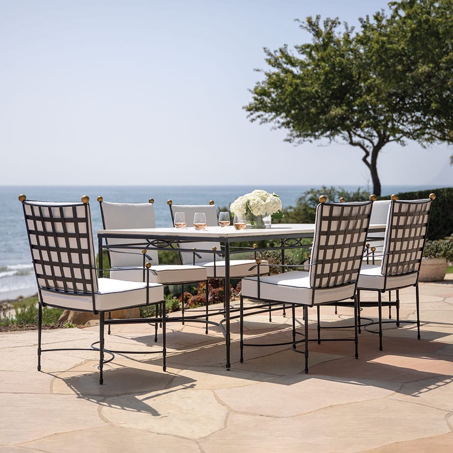 Садовый стул из нержавеющей стали с подлокотниками JANUS et Cie ARCH-00124538 - Вид №5