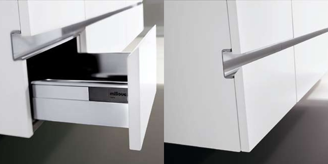 Комбинация ванной комнаты KU 56 в отделке Ring 60 Ceramic / A10 Carrara / L41 Bianco MILLDUE KUBIK KUBIK56 - Вид №4