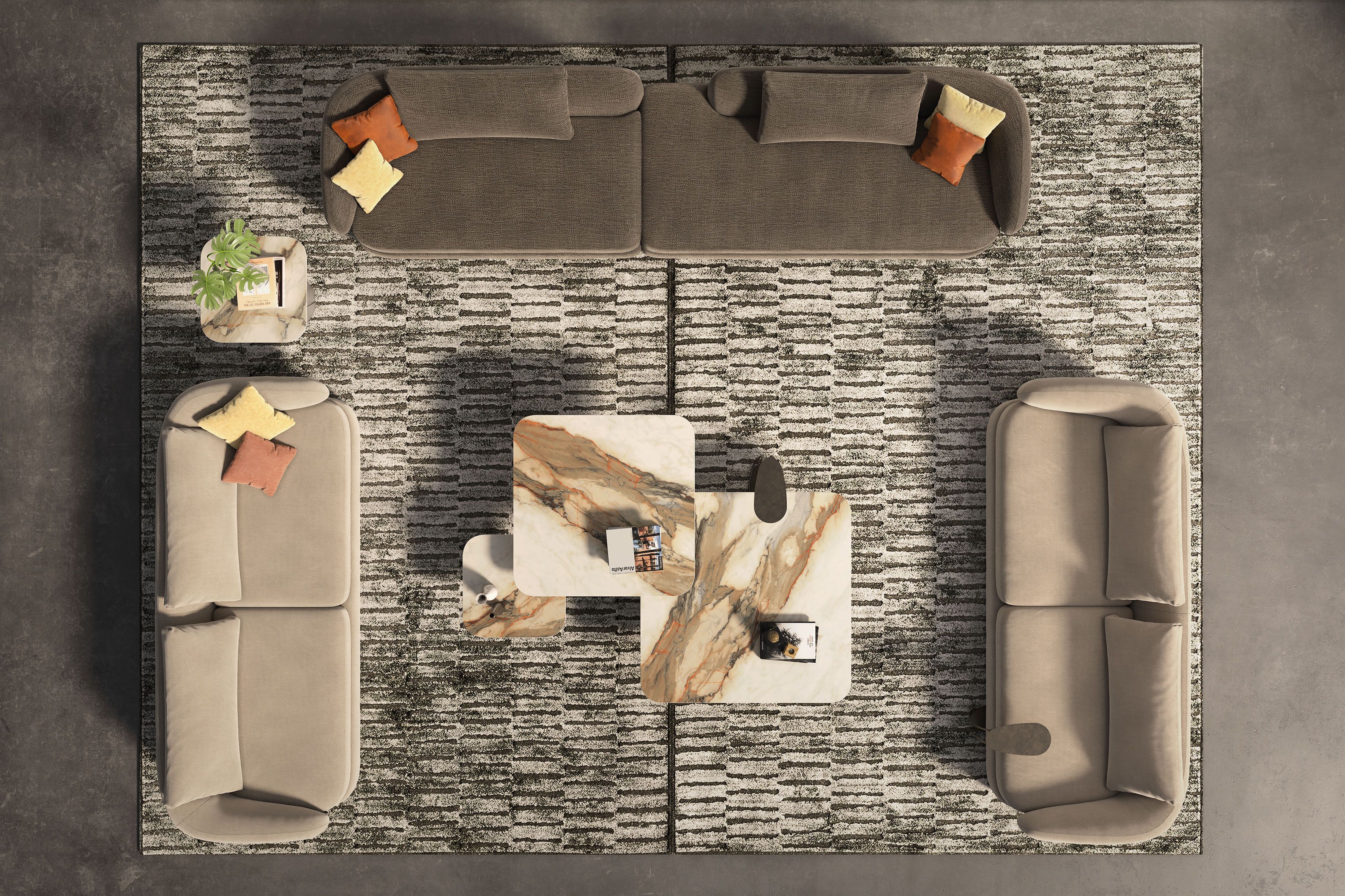 Модульный тканевый диван Cattelan italia CRAIG ARCH-00098140 - Вид №13