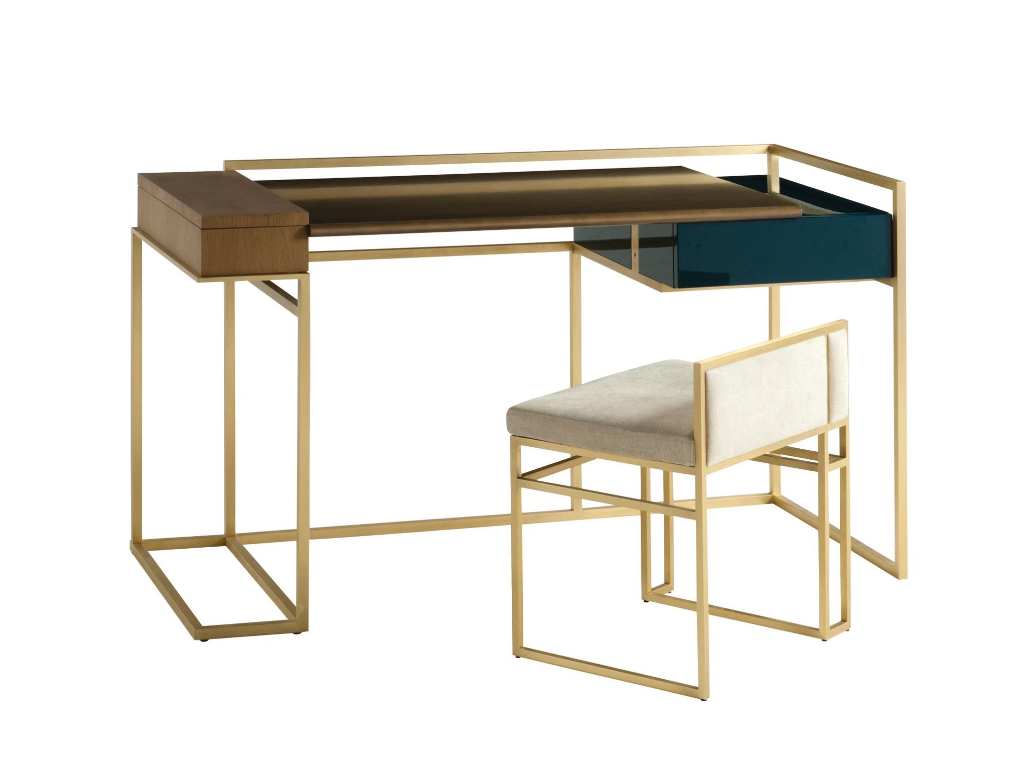 Прямоугольный стол с ящиками ROCHE BOBOIS Paris Paname ARCH-00082858 - Вид №1