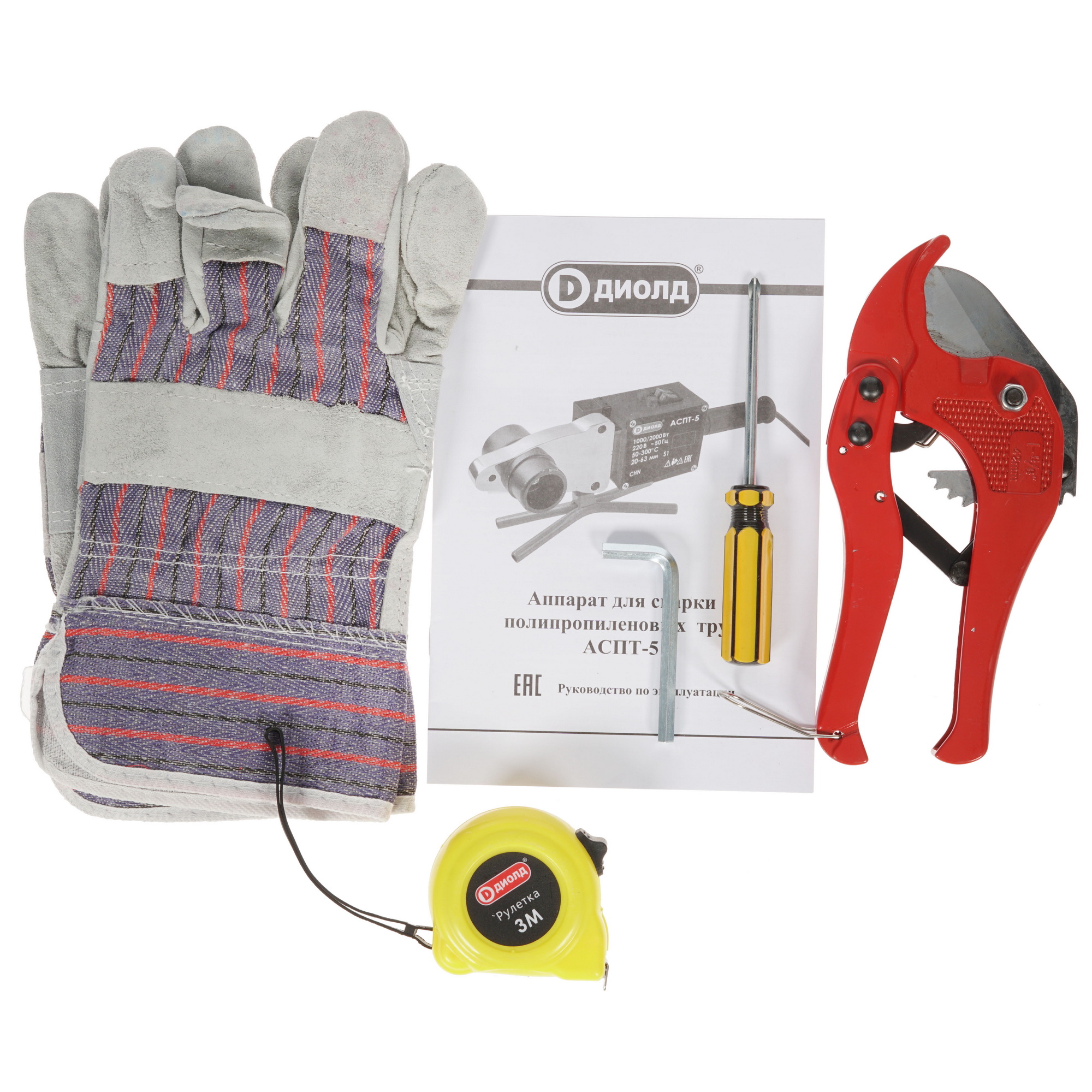 Сварочный аппарат для полипропиленовых труб Диолд АСПТ-5 8167795 STDN-0103817 - Вид №9
