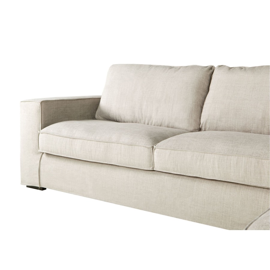 Диван угловой Abbe правосторонний светло-серый, обивка Mattis Sits S1009 - Вид №6