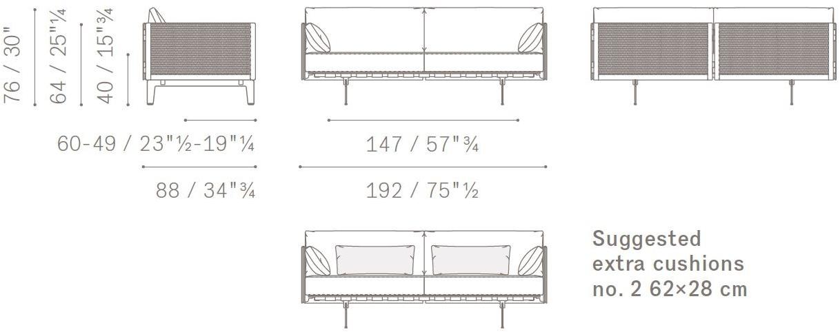 Poltrona Frau Кожаный диван La collezione - divani e poltrone sun-id-1366606 - Вид №3
