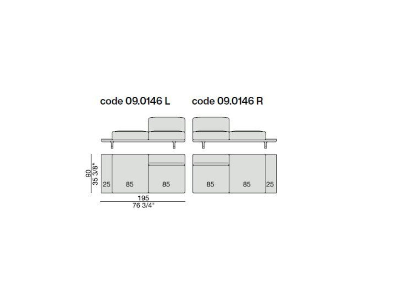 Тканевый диван с отсеком для хранения Porada Soul ARCH-00136846 - Вид №20