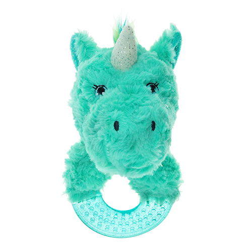 ПР0048485 Игрушка для собак Dogicorn Единорог на кольце плюш с пищалкой 18 см CHOMPER  - Вид №1