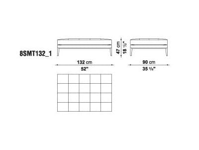 Кожаный пуф Maxalto Simpliciter ARCH-00102737 - Вид №2