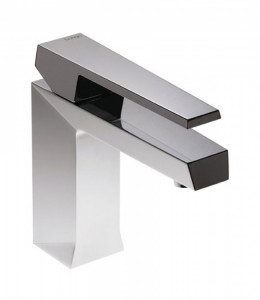 1521 Смеситель для раковины со сливом clic-clac. Bongio Stelth