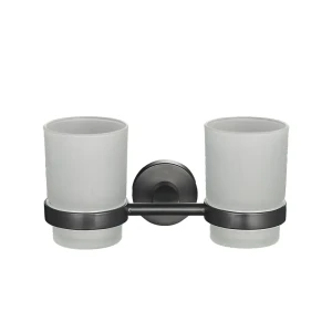 Стакан для зубных щеток Raindrops 20568 стекло цвет черный