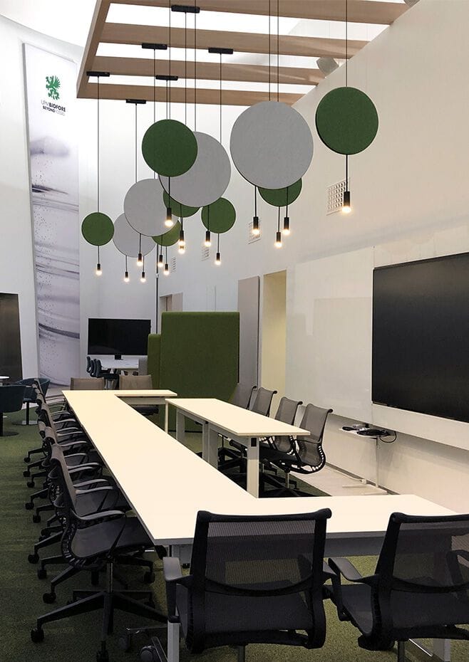 Звукопоглощающая панель светодиодная люстра Estiluz Revolta ARCH-00023659 - Вид №3