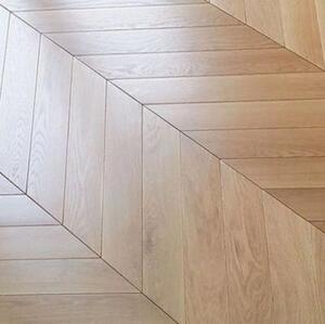 Паркет Ёлка GreenLine Дуб Натур (Гладкая) 720х95 мм.